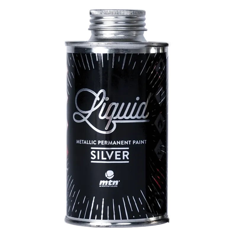 MTN - Liquid 200ml - Silver Metallic Paint